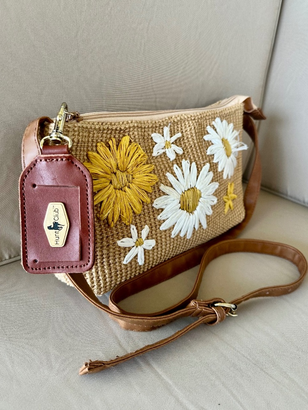 Nanette Lepore Straw Crossbody Bag - Picture 2 of 11